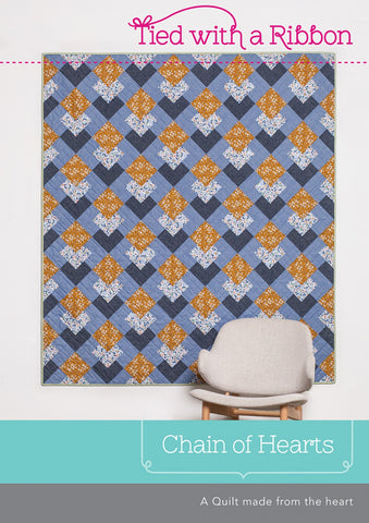 Chain of Hearts quilt pattern by Jemima Flendt