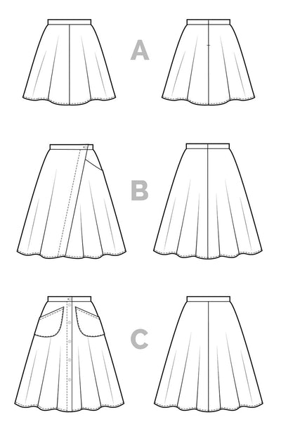 Fiore skirt pattern by Closet Core Patterns