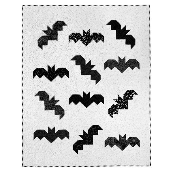 Bats quilt pattern by Allison Harris