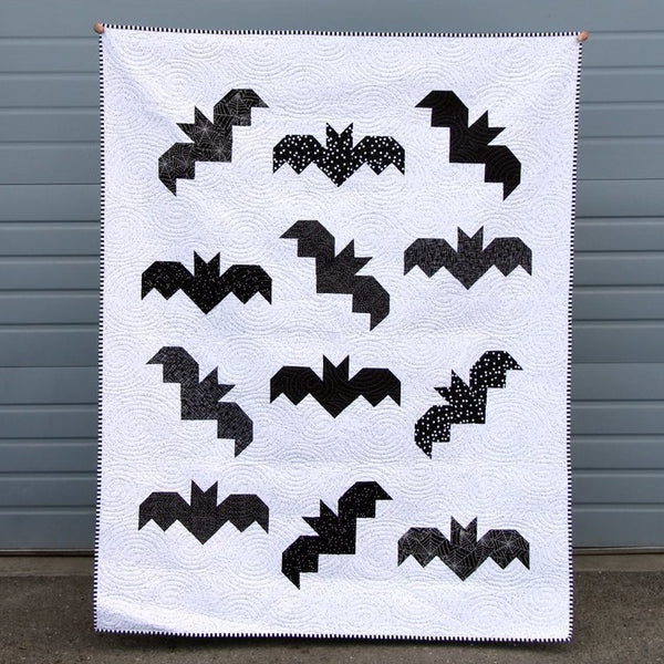 Bats quilt pattern by Allison Harris