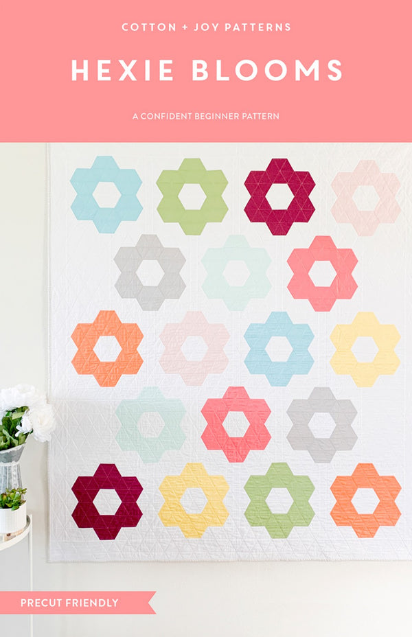 Hexie Blooms quilt pattern by Fran Gulick