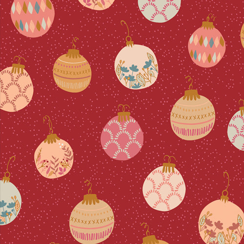 Cozy and Magical Deck the Halls in Wine by Maureen Cracknell CMA-25122