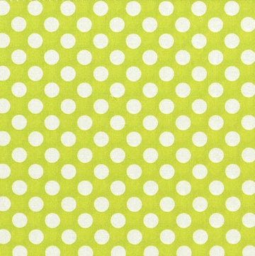 Ta Dot Lime by Michael Miller Fabrics