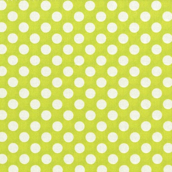 Ta Dot Lime by Michael Miller Fabrics