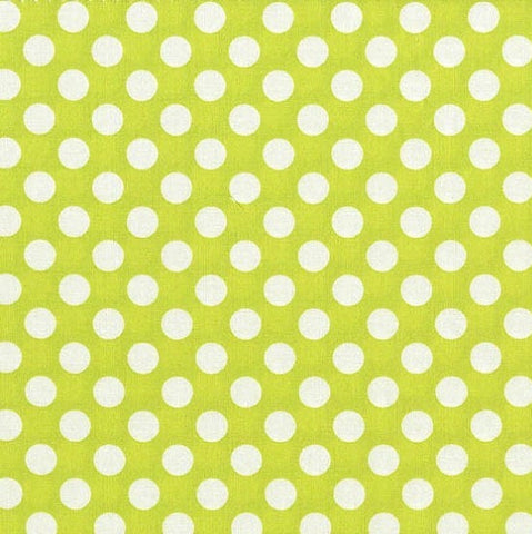 Ta Dot Lime by Michael Miller Fabrics