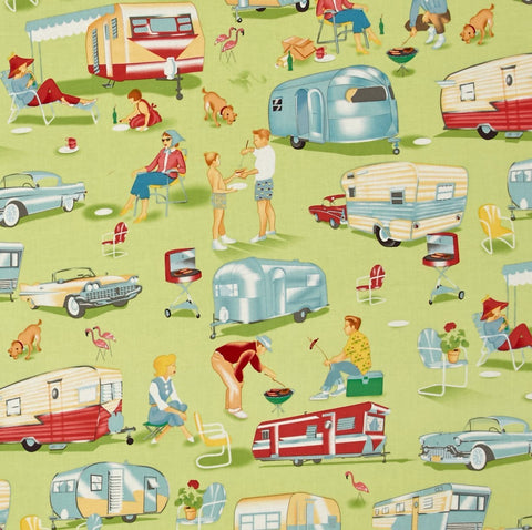 Trailer Travel in Multi by Michael Miller