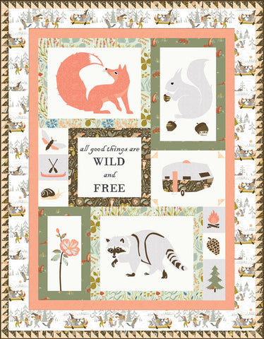 All Good Things are Wild & Free Applique Laser Kit