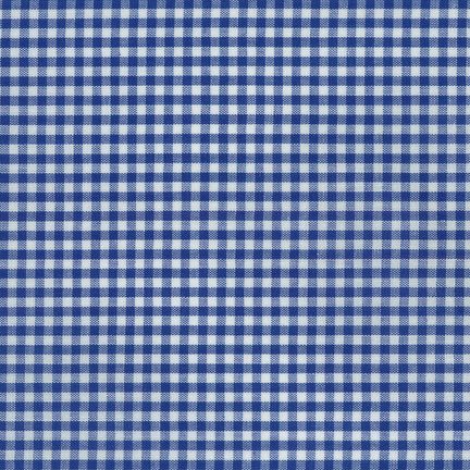 Carolina Gingham in Royal by Robert Kaufman Fabrics