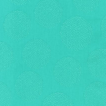 Carried Away Floating Dot in Surf by Robert Kaufman Fabrics