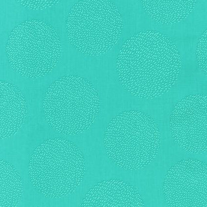 Carried Away Floating Dot in Surf by Robert Kaufman Fabrics