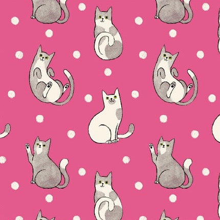 Catnip Happy Cats Fuchsia