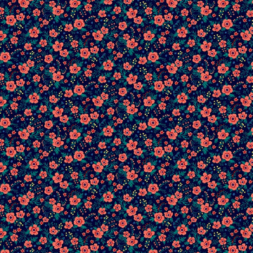 Chloe Flower Toss Navy