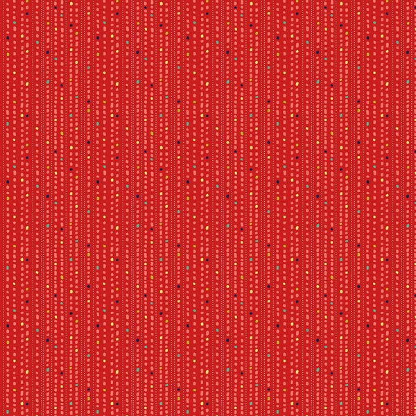 Chloe Pebble Stripe Red