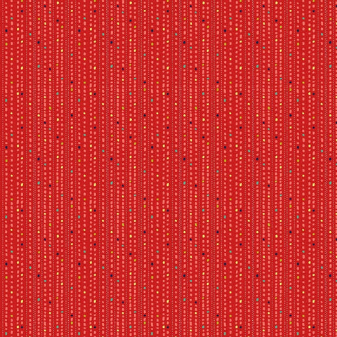 Chloe Pebble Stripe Red