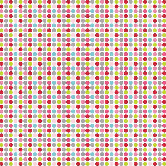 Christmas Basics Swiss Dot on White by Riley Blake Designs