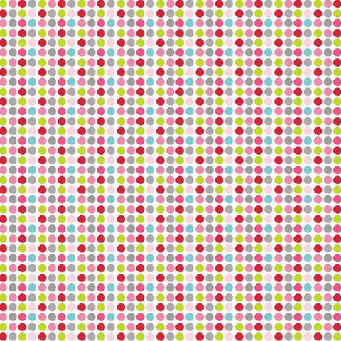 Christmas Basics Swiss Dot on White by Riley Blake Designs