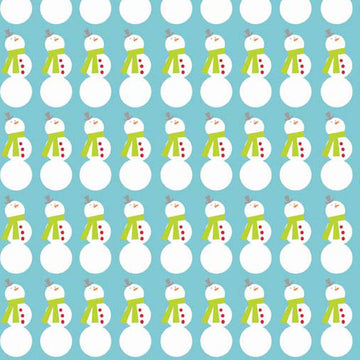 Christmas Basics Snowman on Blue by Riley Blake Designs