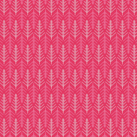 Christmas Dear Tinsel Trees in Pink