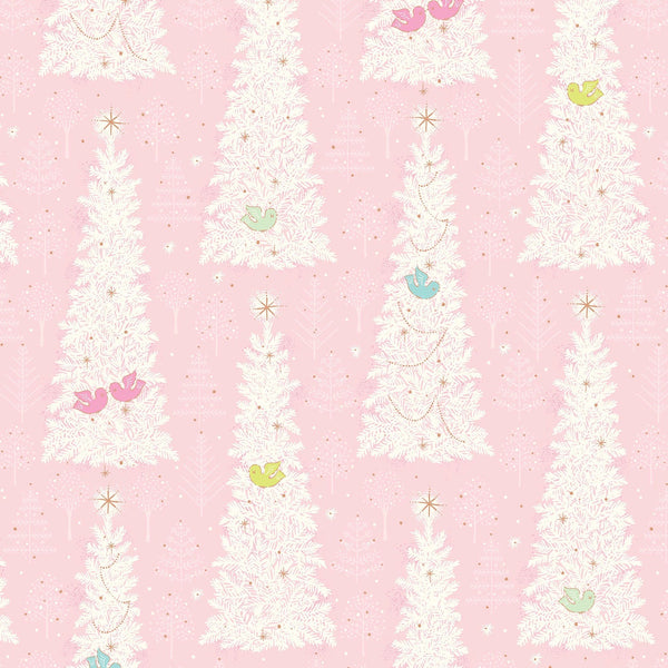 Christmas Dear Winter Flock in Pink
