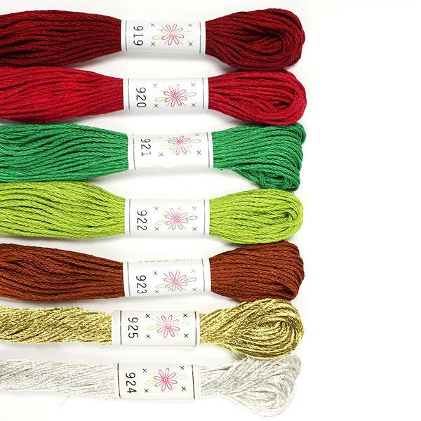 Christmas Tree Palette Embroidery Floss Pack