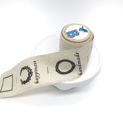 Cotton Linen Ribbon Vintage Tag