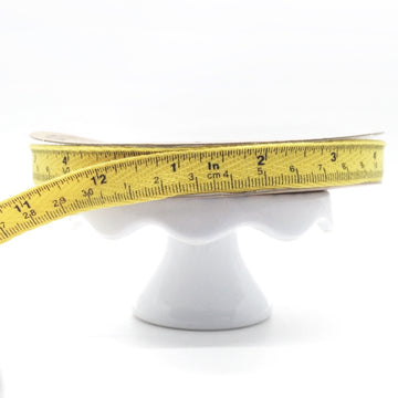 Cotton Twill Tape in Yellow Measuring Tape