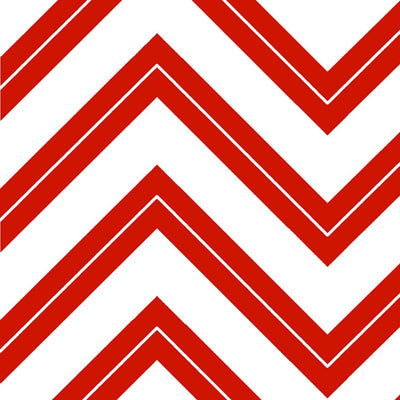 Cruzin Chevron in Red by Henry Glass