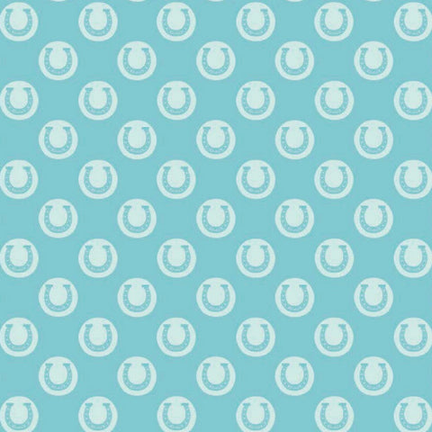 Derby Style Derby Luck on Aqua by Riley Blake Designs