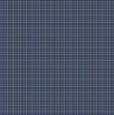 Dog Gone It Grid in Navy