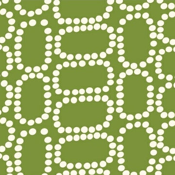 Downtown Dotten Ovals in Green by LB Krueger for Windham Fabrics