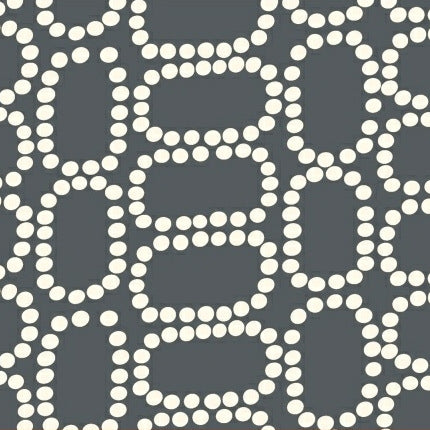 Downtown Dotten Ovals in Grey by LB Krueger for Windham Fabrics