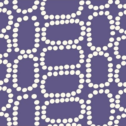 Downtown Dotten Ovals in Purple by LB Krueger for Windham Fabrics