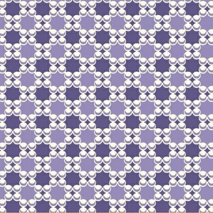 Downtown Mono Geometric in Purple by Windham Fabrics