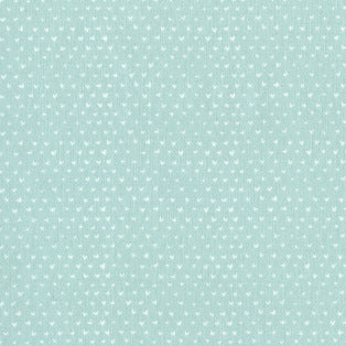 Dress Me Playground Hearts on Mint by Dear Stella Fabrics