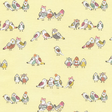 Dressy Parakeets by Gail Cadden for Timeless Treasures
