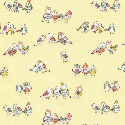 Dressy Parakeets by Gail Cadden for Timeless Treasures