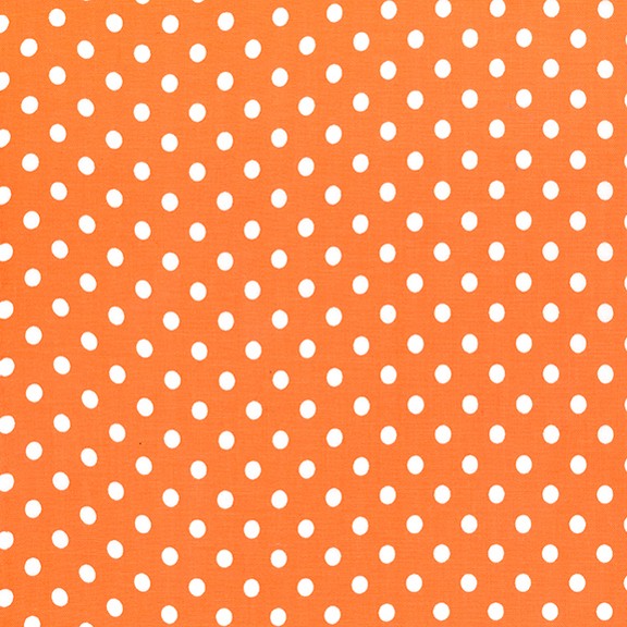 Dumb Dot Tangerine by Michael Miller Fabrics