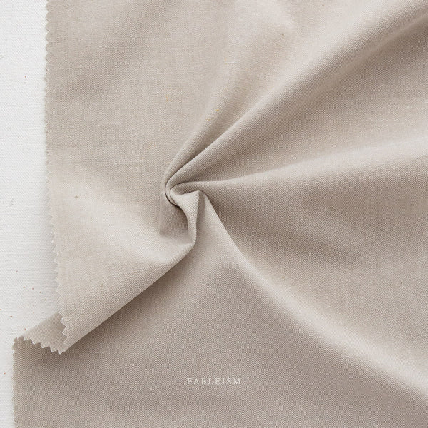 Everyday Chambray Solid in Pumice by Fableism Studio ECW-02