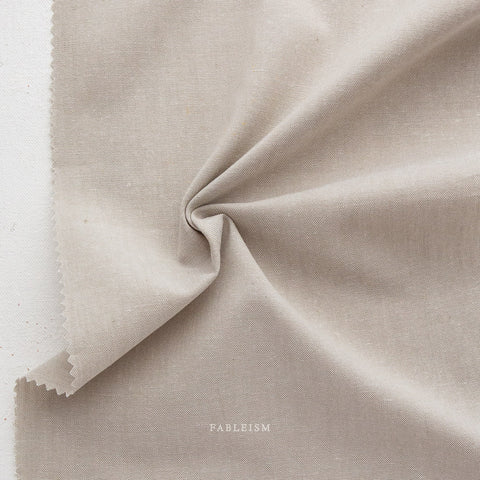 Everyday Chambray Solid in Pumice by Fableism Studio ECW-02
