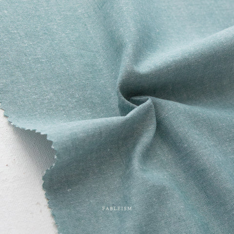 Everyday Chambray Solid in Bay Leaf by Fableism Studio ECW-06