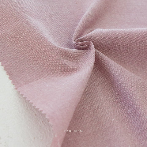 Everyday Chambray Solid in Mellow Mauve by Fableism Studio ECW-11