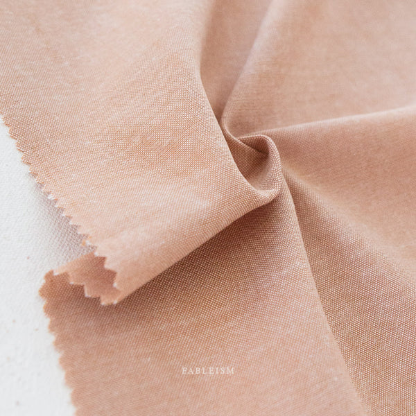 Everyday Chambray Solid in Clay Pot by Fableism Studio ECW-15