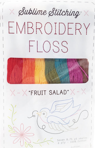 Fruit Salad Palette Embroidery Floss Pack