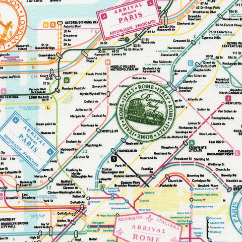 European City Maps by Timeless Treasures