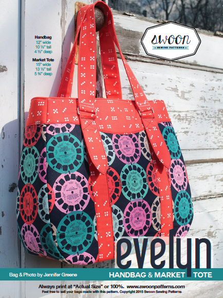 Evelyn Market Tote by Swoon Sewing Patterns