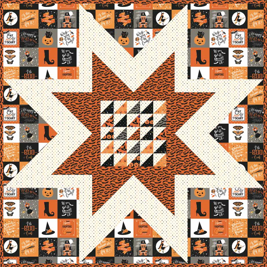 Fab-boo-lous Table Topper Quilt Kit - Bunbury Fabrics