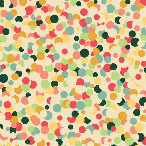Fancy and Fabulous Confetti in Cream by Fancy Pants Designs for Riley Blake Designs