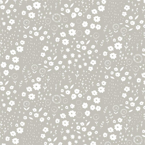 Faraway Forest Daydream in Taupe by Lizzy Mackay for Blend Fabrics