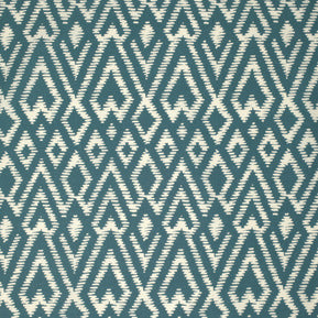 Flora Kasbah in Eucalyptus by Joel Dewberry, green quilting cotton with tile-like geometric print