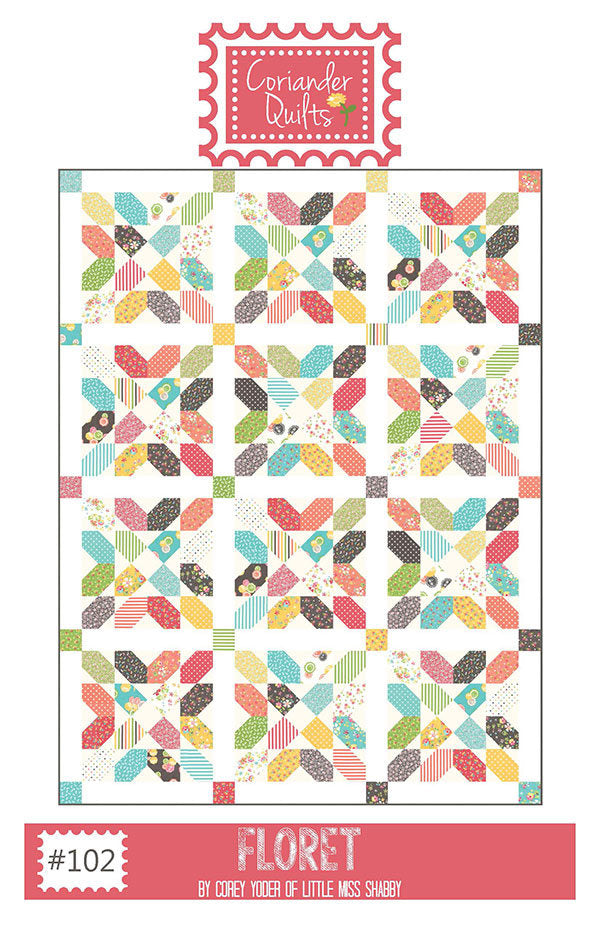 Floret Quilt Pattern by Coriander Quilts